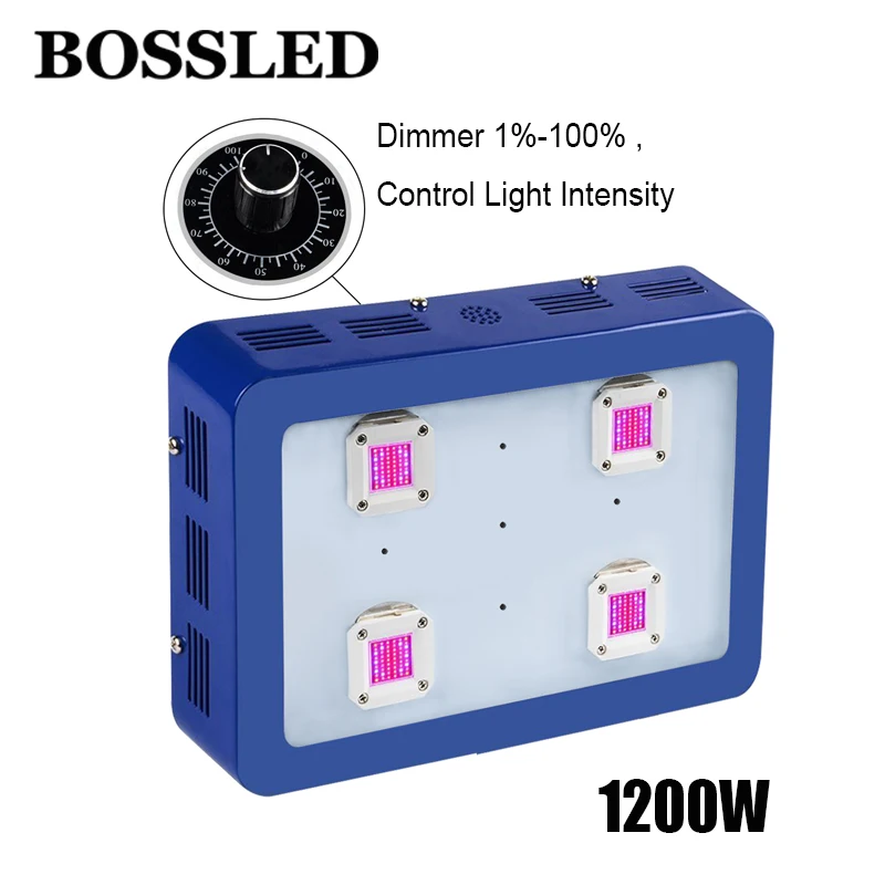 

Dimmable 1200W X4 LED Grow Light Full Spectrum For Plants Growing And Flowering led grow lights greenhouse hydroponics grow tent