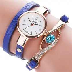CCQ 2019 новый браслет для женщин Роскошные часы для женщин Мода повседневное аналоговые кварцевые для женщин со стразами часы браслет NY11