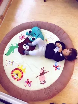 

Vescovo Cartoon Thicken The diameter of 150cm For children mattress Healthy material, comfortable experience