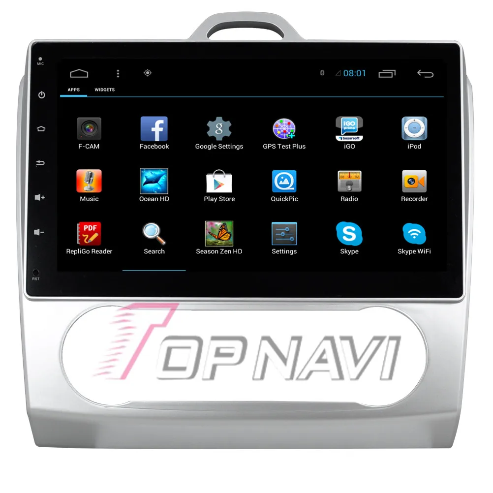 Top Topnavi 10.2" Quad Core Android 6.0 Car GPS Navigation for Focus 2 Auto Autoradio Multimedia Audio Stereo,NO DVD In Dash 11