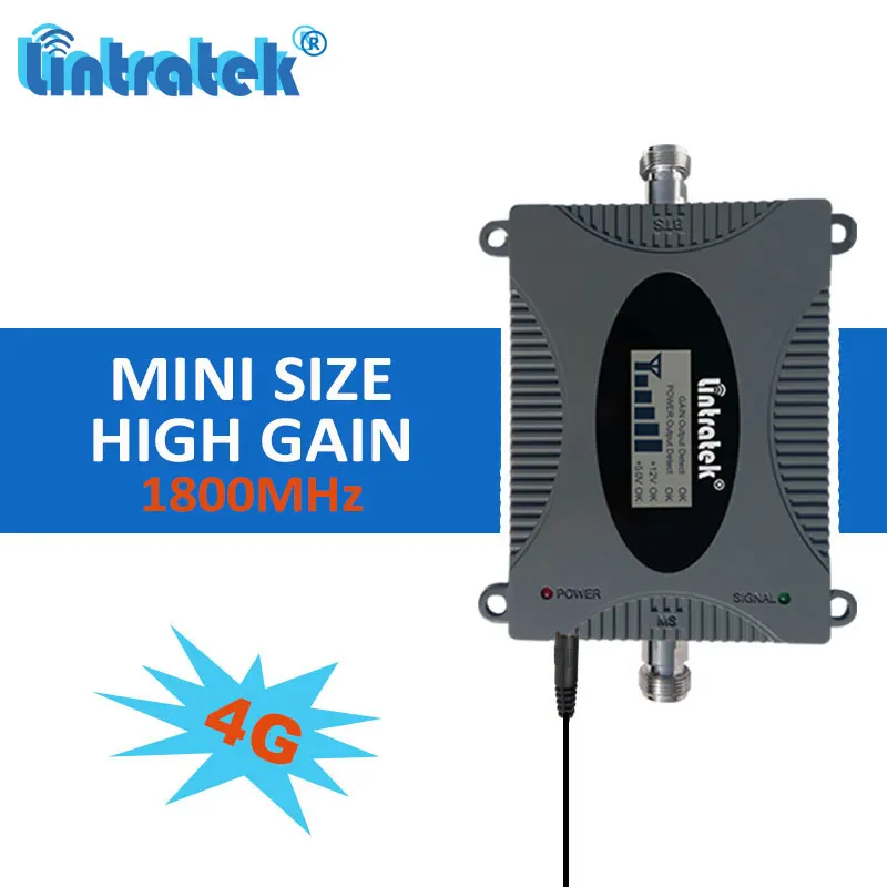 

Lintratek 4G DCS 1800MHz Mobile Phone Signal Booster Cellular Internet Communication Amplifier Mini Size 1800 LCD Repeater #dd