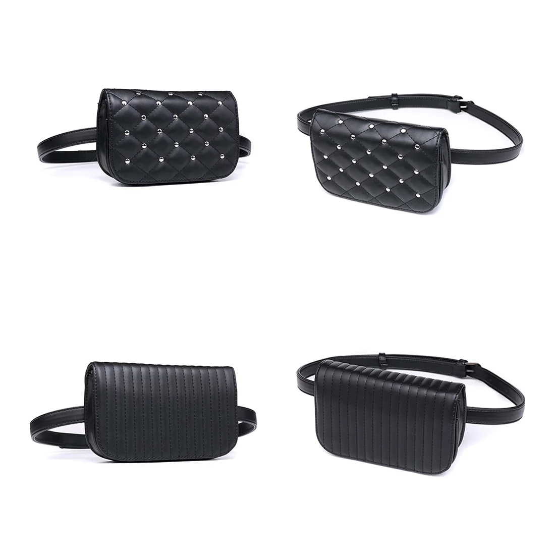 Брендовый дизайн PU кожаная поясная сумка для женщин корейский стиль Аллигатор поясная сумка женская сумка для путешествий кошелек держатель