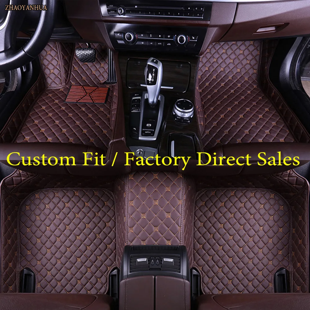 

ZHAOYANHUA foot case car floor mats for BMW 3 series E90 E91 E92 E93 318d 320d 320i 325i 328i 325D 330d 335D 330i 335i rugs line