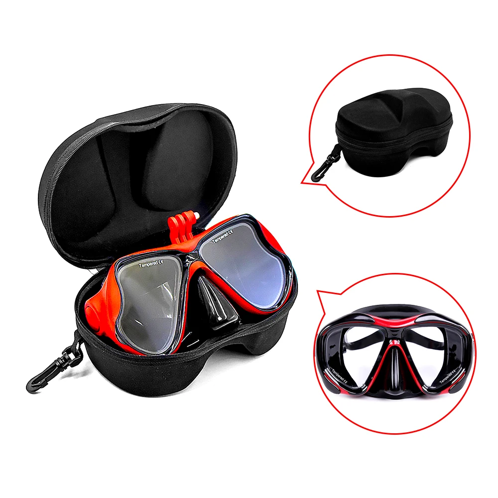 Go Pro Accessories Diving Mask Scuba Underwater Glass Swimming Mask for GoPro Hero7 6 5 4 3