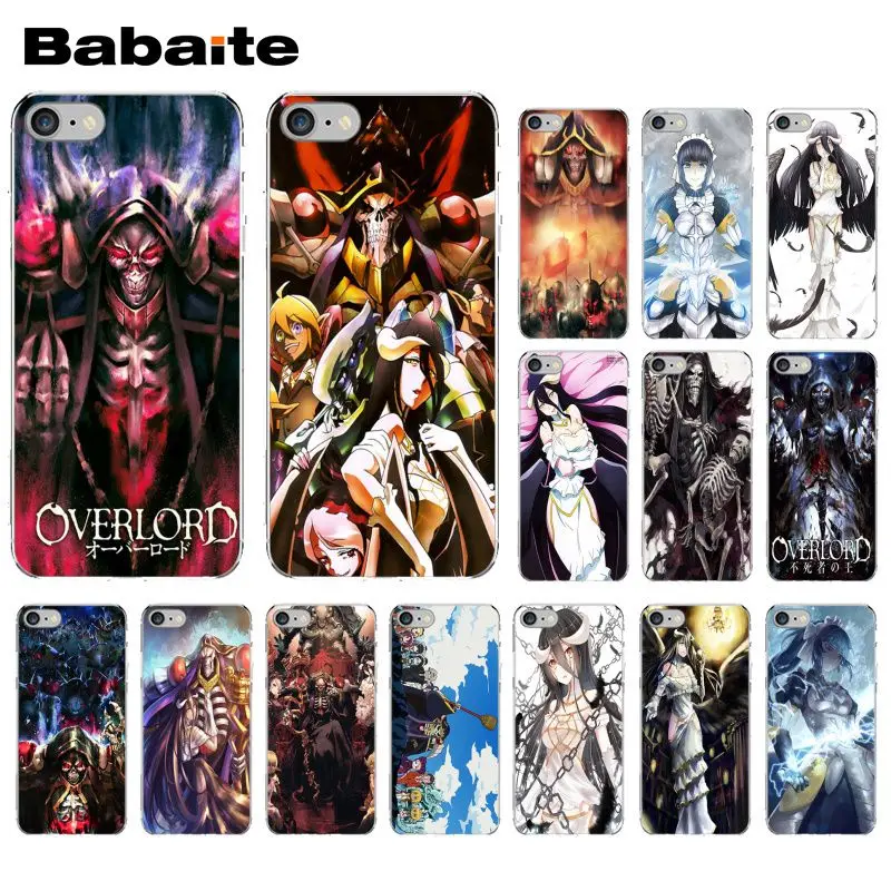 

Babaite OVERLORD Anime Coque Shell Phone Case for iPhone 8 7 6 6S Plus 5 5S SE XR X XS MAX Coque Shell