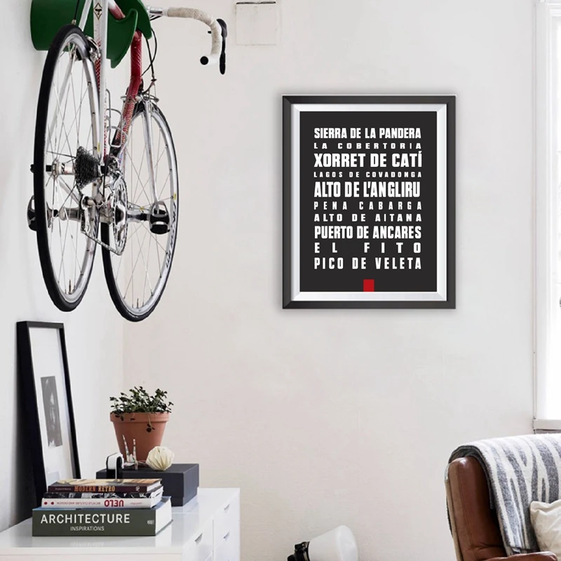 Set of Cycling Canvas Art Prints