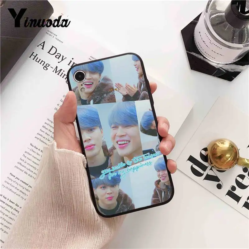 Yinuoda Kpop BTS Bangtan Boys JIMIN Black TPU Soft Phone Case Cover for iPhone 8 7 6 6S 6Plus X XS MAX 5 5S SE XR Fundas Capa Yinuoda Kpop BTS Bangtan Boys JIMIN Black TPU Soft Phone Case Cover for iPhone 8 7 6 6S 6Plus X XS MAX 5 5S SE XR Fundas Capa