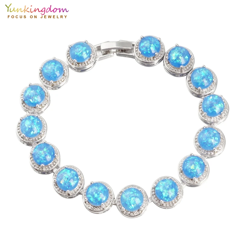 Yunkingdom новые модные роскошные круглые каменные браслеты для женщин браслеты femme pulseras mujer LPK2171
