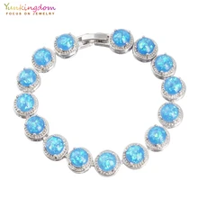 Yunkingdom новые модные роскошные круглые каменные браслеты для женщин браслеты femme pulseras mujer LPK2171