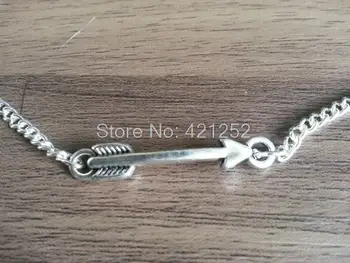 

12pcs/lot Black Widow Hawkeye Natasha Romanoff Clint Barton Captain America Winter Soldier Arrow Charm Necklace