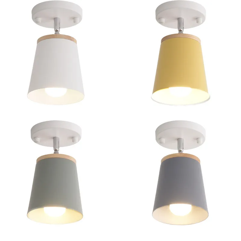 

Modern ceiling lamp LED indoor light metal wood pendant The restaurant shop bar living dining room corridor lighting fixture
