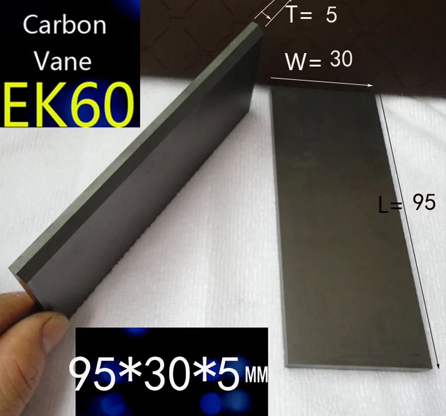 

KRX(S)5 5X30X95MM ORION vacuum pump carbon vanes graphite vane,carbon plate carbon vane5*30*95