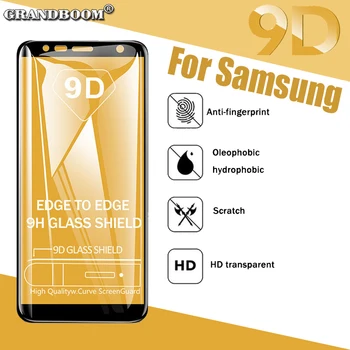 

100pcs 9D Tempered Glass Full Cover Film For Samsung Galaxy A10S A20S A30S A40S A50S A70S A51 A71 A91 M30S Screen Protector