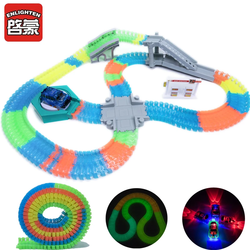 DIY Tracks Turntable Puzzle Toy Mini Racing Accessory for Race Track Electric Car Model Rail Kids Educational Toys |