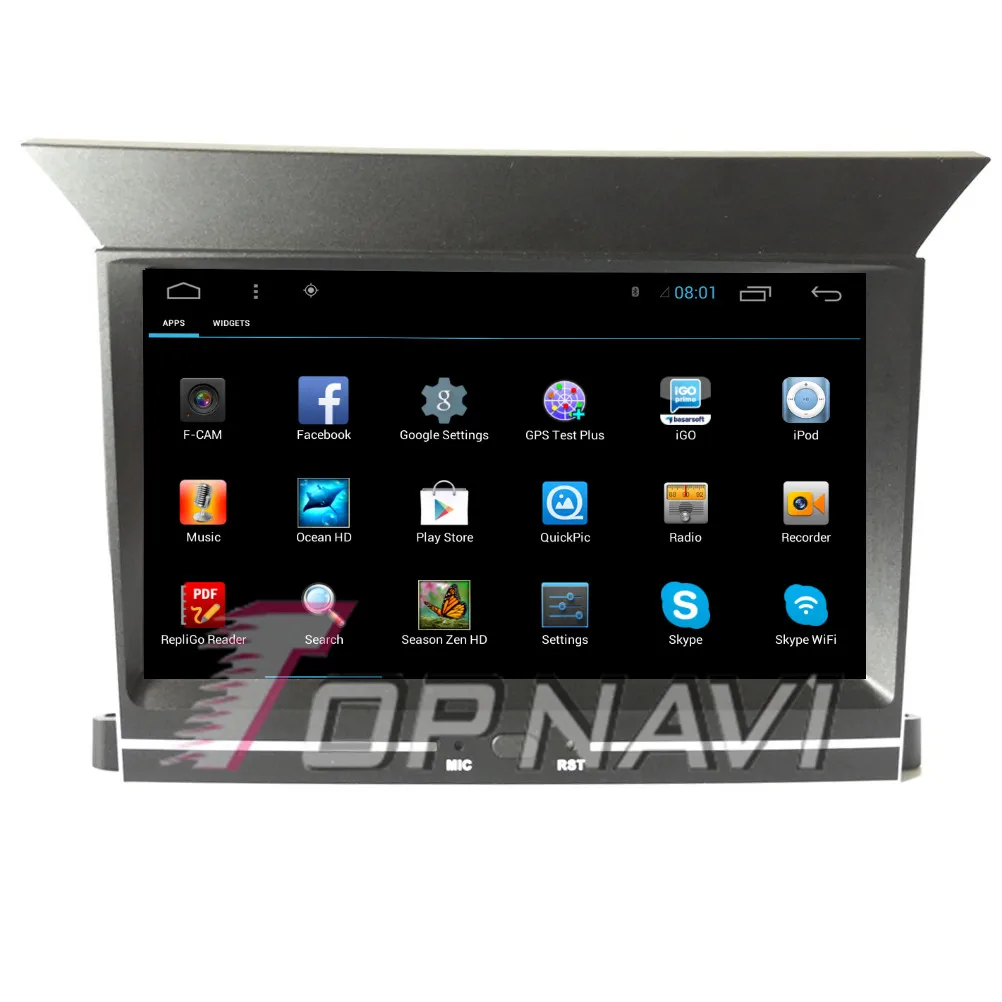 Best Topnavi 7" Quad Core Android 6.0 Car GPS Navigation for Pilot 2009 2010 2011 2012 Autoradio Multimedia Audio Stereo,NO DVD 3