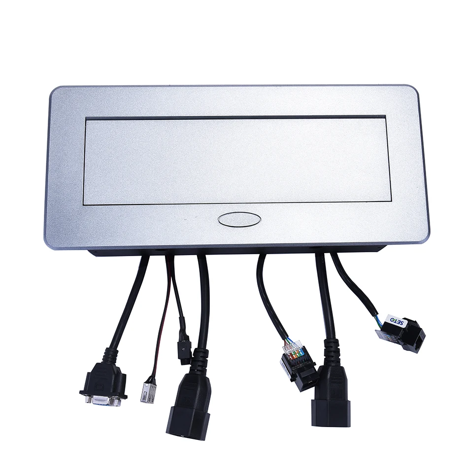 Универсальная настольная розетка/Скрытая/VGA, 3,5 мм аудио, HD HDMI, USB, сеть, RJ45 Информационная розетка/настольная розетка/B05