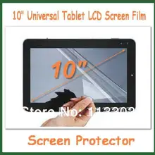 50 шт. Универсальный Ясно ЖК-дисплей Экран протектор 10 дюймов защитный Плёнки не полный Экран 222.5x125.5 мм для классическая Планшеты PC GPS mp4
