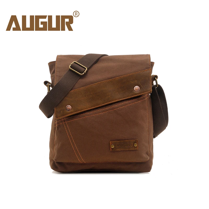 تبشر الأزياء حقيبة الكتف للرجال جلدية قماش السفر حقيبة ساعي وثيقة Crossbody حقيبة عالية الجودة الأعمال الصغيرة حقيبة رجالية