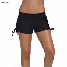 Yongsen женский купальник бикини купальный костюм пляжные трусы плюс размер сексуальный низ бикини шорты Танкини спортивные трусы с высокой талией