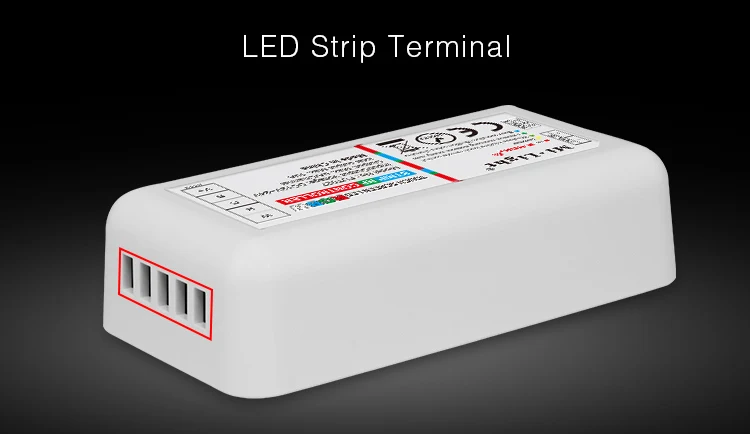 Mi light FUT027 2.4G Wireless Touch screen RGBW led controller DC12V-24A 18A RF remote control for rgbw led strip lights tape