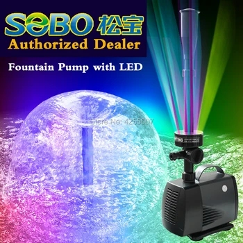 

SOBO Fish Pond Aquarium Water Pump With LED Submersible Fountain Pump for Garden Decoration Authorized Dealer