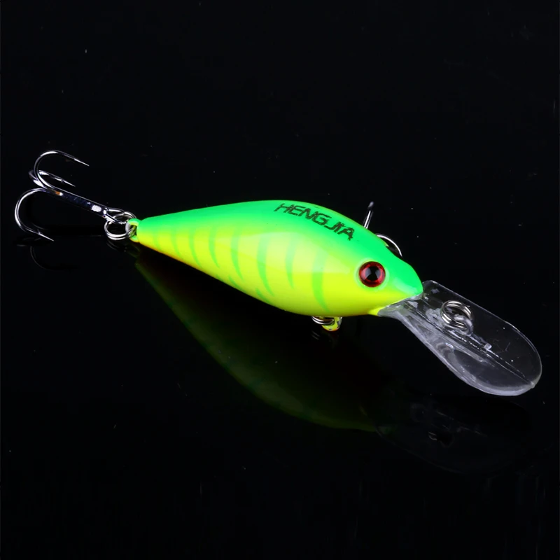 

HENGJIA 8cm/8.5g Lifelike Fishing Lure Crankbait Hard Bait Bass for Fishing Tackle