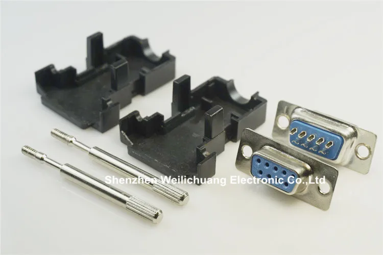 15-Way D Sub Connector Female Socket Connector Solder Lug