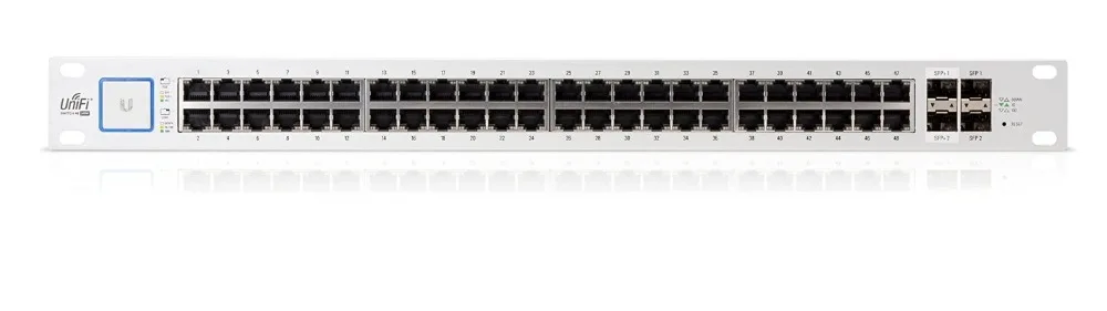 Ubiquiti коммутатор US-48-500W 802.3af/at управляемый PoE+ гигабитный коммутатор с SFP UBNT Unifi коммутатор