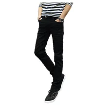 2016 männlichen schwarzen dünne jeans shorts herrenbekleidung trend schlanke kleine hose männlichen casual hosen Große größe 27-36