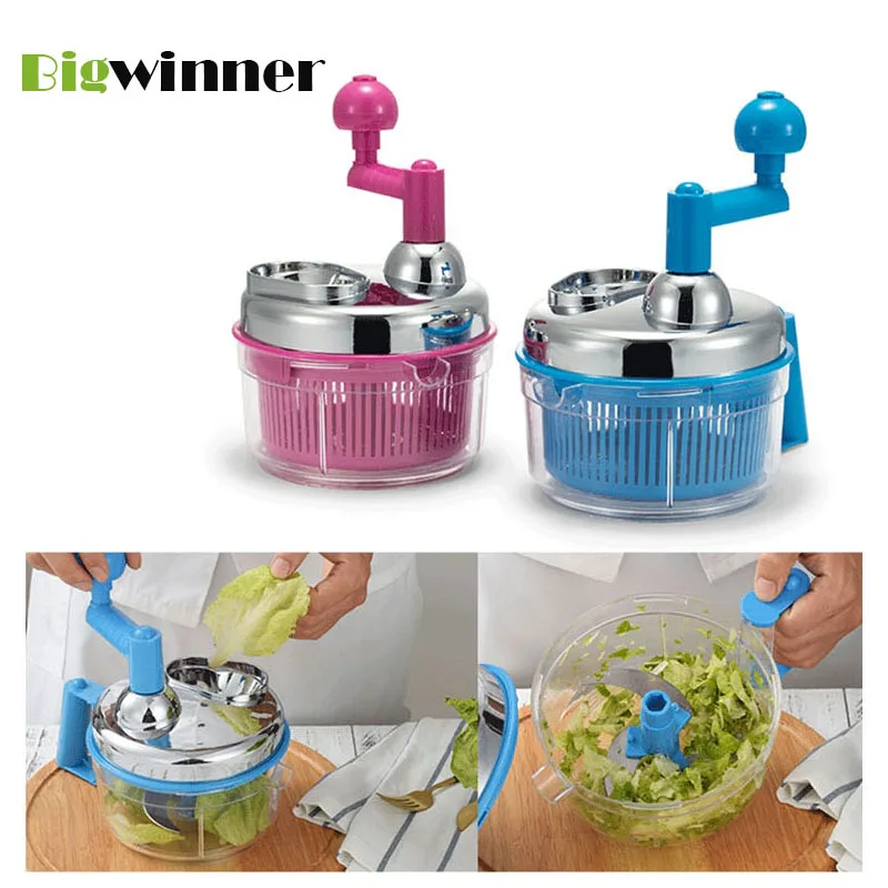 

Bigwinner 1Pcs Multifunction Manual Vegetable Shredder vegetable cutter Hand Speedy Chopper Meat Grinder kitchen accessories