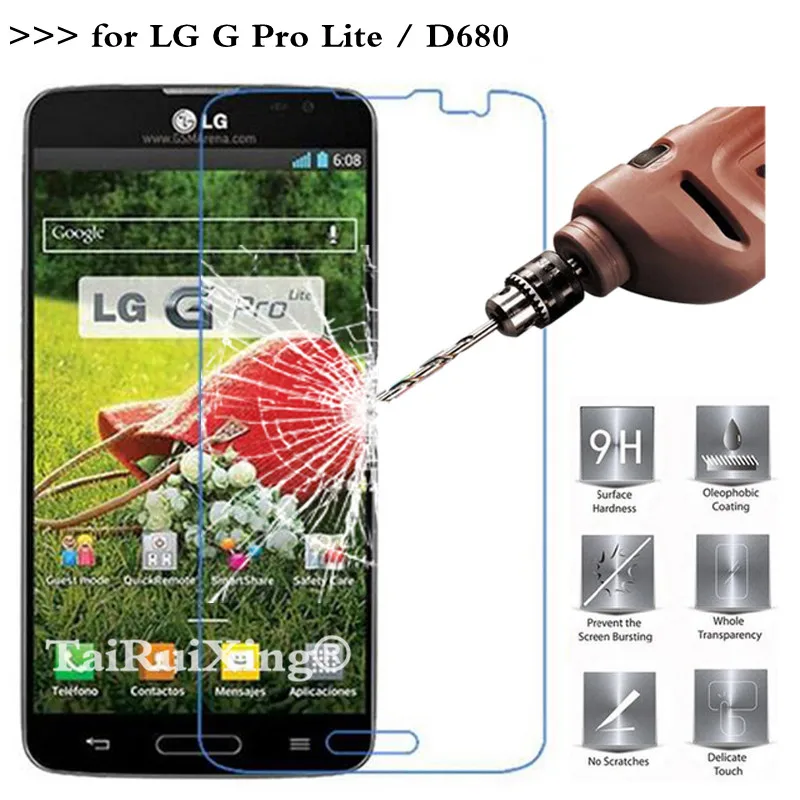 

For LG G Pro Lite D680 D686 D685 D684 Screen Protector Film 9H For LG G Pro Lite D680 D686 D685 D684