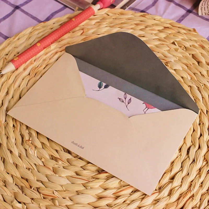 Корейский канцелярский подарок конверт мелко цветок животное Письмо Бумага и комплекты из конвертов бумага для письма школьные офисные поставки