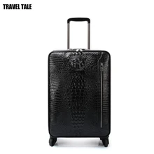 Travel tale мужские туфли из натуральной кожи в стиле ретро чемодан для багажа на колесиках Спиннер вести бизнес-чемодан с колесиками