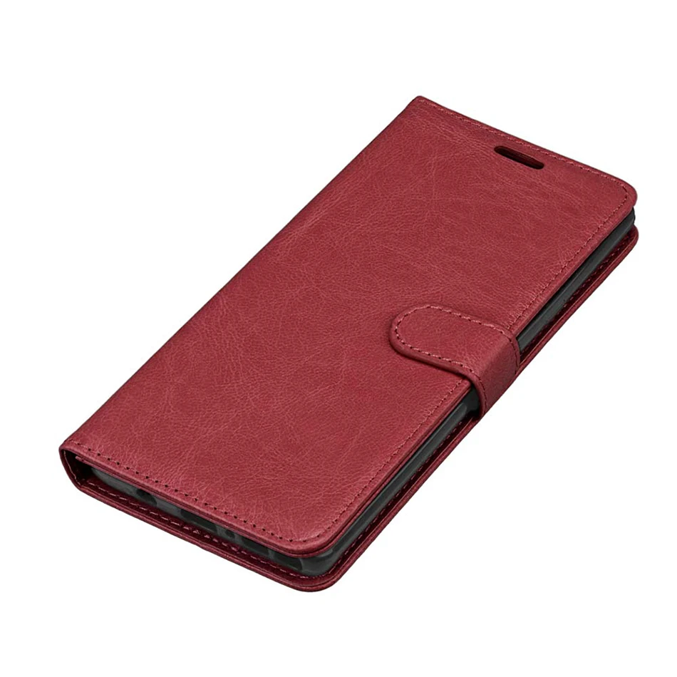 Однотонный кожаный чехол для телефона Sony Xperia Z3 Compact Z5 Mini M4 XZ1 X C6 XA Ultra XZ Premium XA2 L2