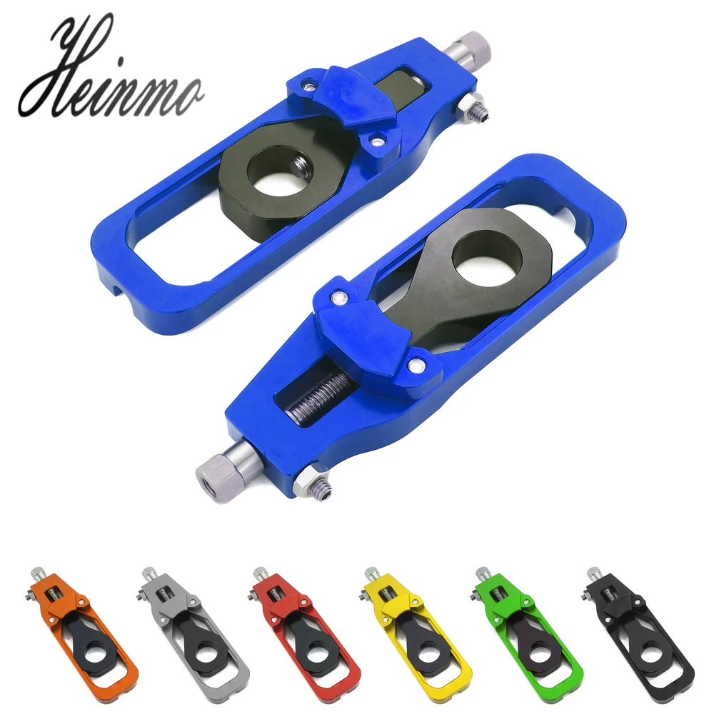 For Kawasaki Z900 Z 900 2017  Motorcycle Rear Axle Spindle Chain Adjuster Tensioner (7)