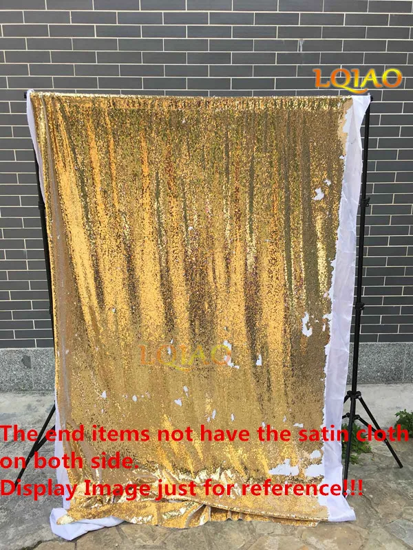 Light Gold White Reversible Sequin Backdrop_