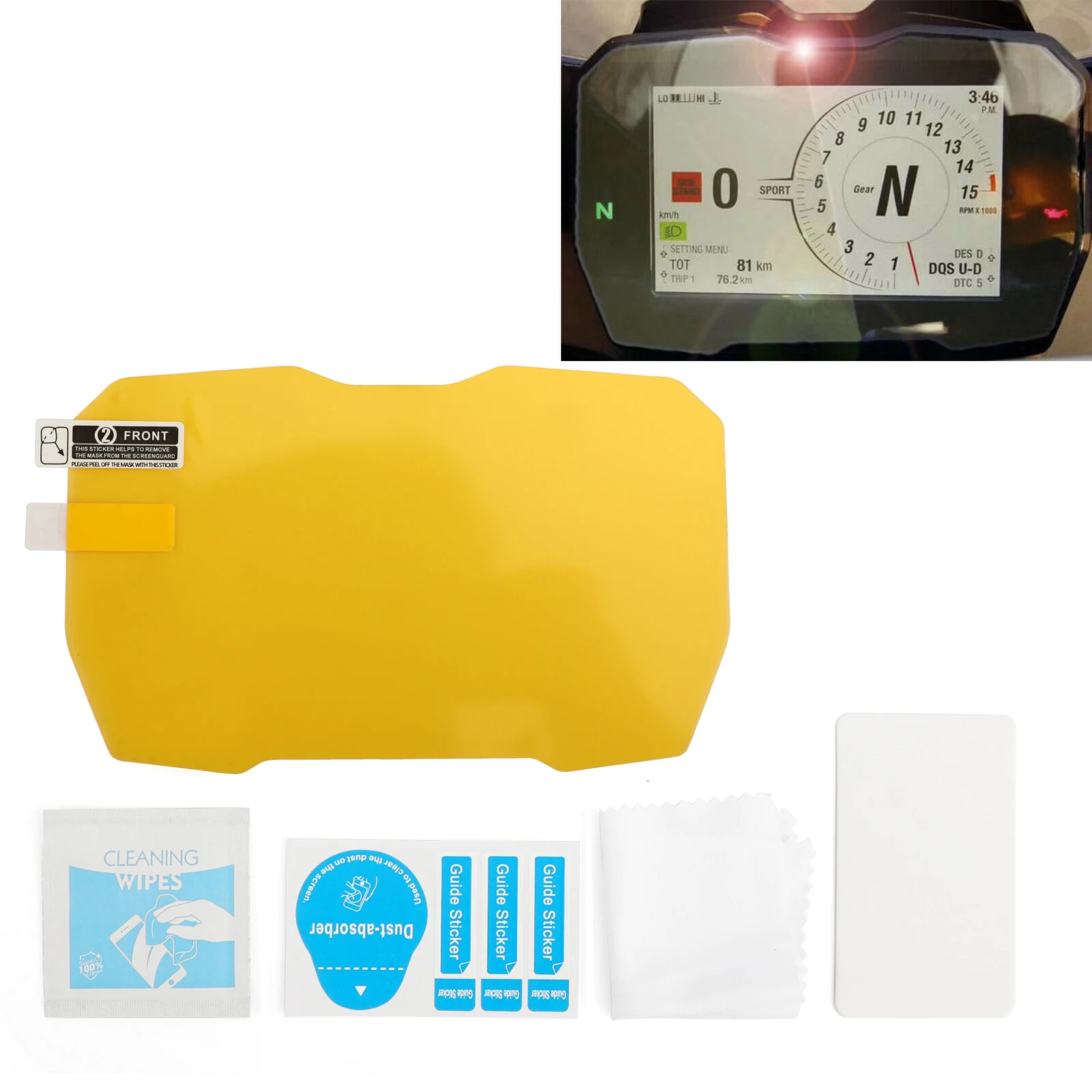 

Areyourshop For DUCATI PANIGALE V4 2018 Cluster Scratch Dashboard Screen Protector Covers accesorios para moto