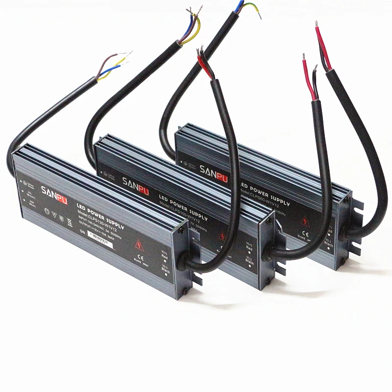 Ультратонкие водонепроницаемые трансформаторы 12 В переменного тока 110 220 в