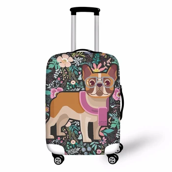 

ThiKin Cover for Suitcase Dog Printed 18-30 Inch Luggage Protective Covers Women Men Suitcase Elastic Cover Case Dust Cover