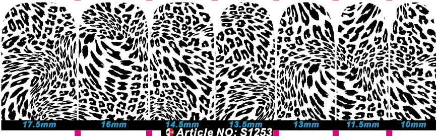14 шт./1 лист 56 видов 3D ногтей обертывания на весь ноготь наклейки дизайнерские наклейки для ногтей наклейки макияж тату Маникюр Инструмент S1201-S1256
