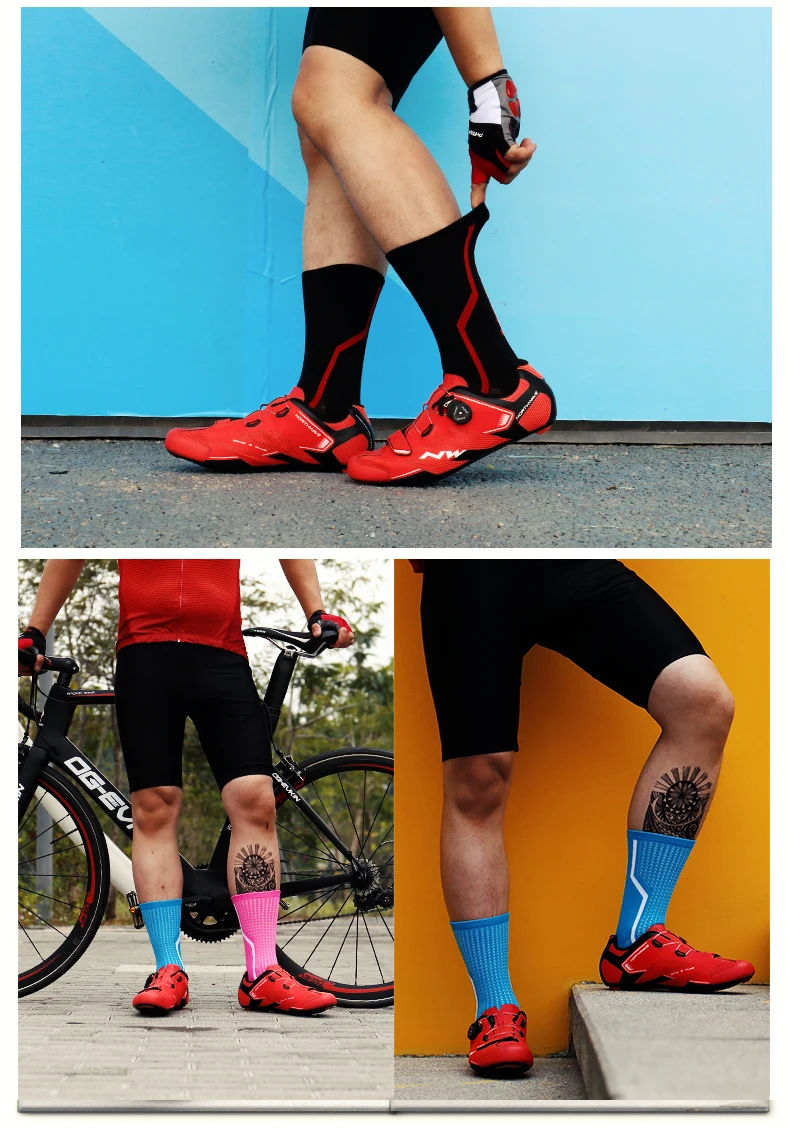 unisex esporte meias estrada mtb bicicleta meias