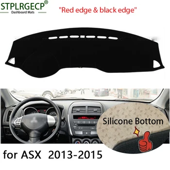 

Top Quality Double layer Dash Mat Dashmat Dashboard Cover Sun Shade Dash Board Cover Carpet for Mitsubishi ASX 2013-2015