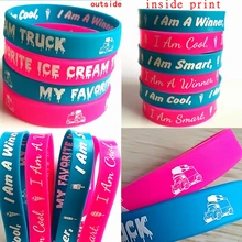 30 шт. детские праздничные наполнители для девочек и мальчиков любимые силиконовые браслеты мороженое грузовик резиновый Wrsitbands подарок на день рождения