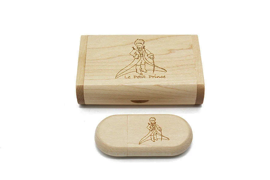 TEXT ME engrave Walunt wood Maple wood wooden+box LOGO print usb flash drive usb2.0 4GB 8GB 16GB 32GB 64GB photography gift