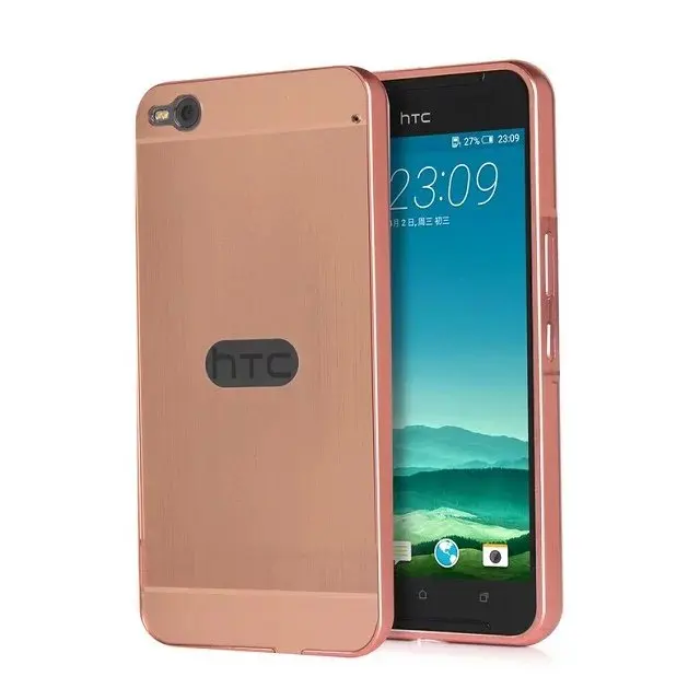 Для HTC один x9 x 9 Роскошные Провода рисунок покрытие матового металла Алюминий