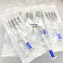 20 шт 1,4*8 мм 134,2 кГц RFID стеклянная бирка для идентификации животных, ПЭТ микрочипы EM4305 со шприцем для чипов животных