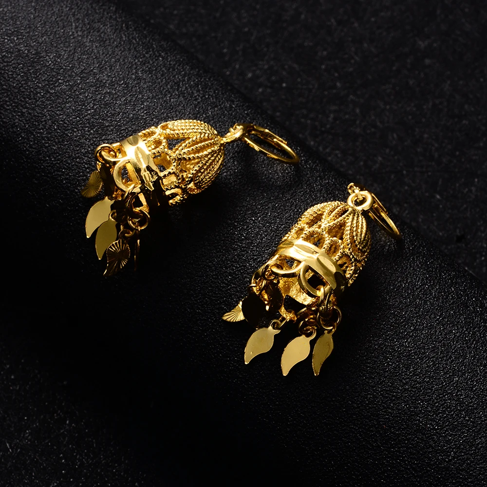 WANDO Индия античное золото цвет серьги в форме стилизованной птичьей клетки классический племенной ювелирные изделия Ближний Восток Египет Пакистан Таиланд невесты свадебные подарки