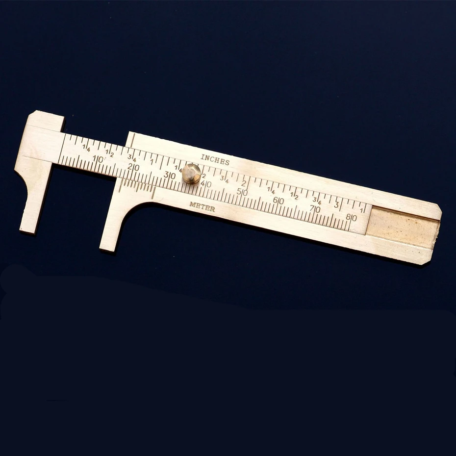 Buy Meter/Inch 80mm Brass Caliper Simple Household