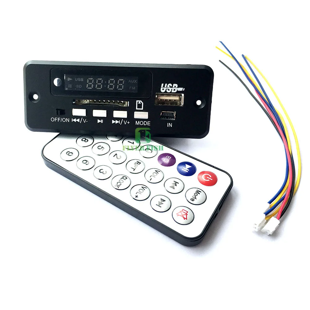 modulo Bluetooth wireless audio USB Supporta scheda di decodifica MP3/WMA/WAV/APE/FLAC Scheda di decodifica MP3 WMA facile da usare nero schermo LED modulo Bluetooth wireless audio USB Supporta scheda di decodifica MP3/WMA/WAV/APE/FLAC Scheda di decodifica MP3 WMA facile da usare nero schermo LED