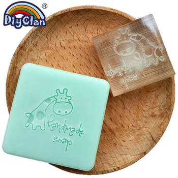 

Acrylic DIY resin DIY handmade Resin soap stamp chapter Giraffe mini diy multiple styles patterns Z0123CJ